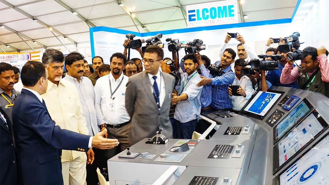 CM Chandrababu Naidu vists Elcome at IFR