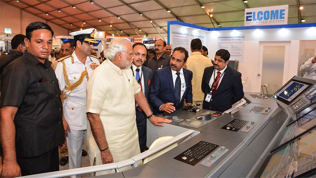 Indian PM visits Elcome at IFR Village