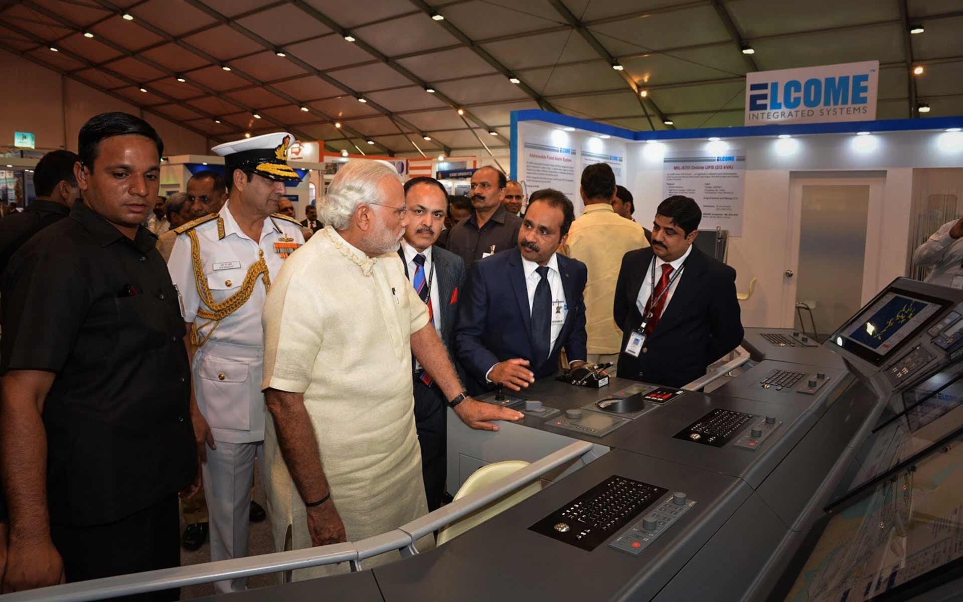 Indian PM visits Elcome
